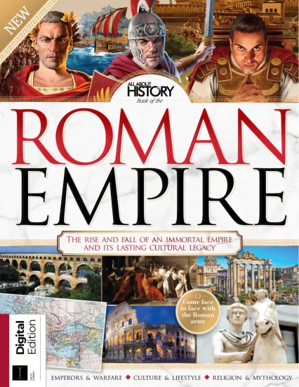 All About History – Book Of The Roman Empire, 9th Edition 2025 关于历史的一切：罗马帝国之书，第9版，2025年-易外刊-英语外刊杂志电子版PDF下载网站