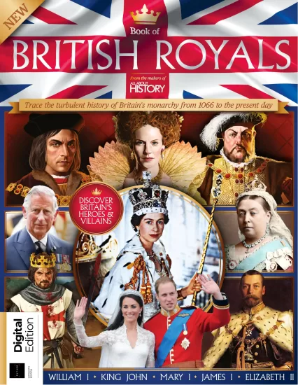 All About History - Book of British Royals, 16th Edition 2025 关于历史的一切：英国王室之书，第16版，2025年-易外刊-英语外刊杂志电子版PDF下载网站