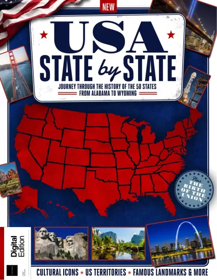 All About History - USA State by State - 1st Edition, 2025 关于历史的一切：美国各州概览 - 第 1 版，2025-易外刊-英语外刊杂志电子版PDF下载网站