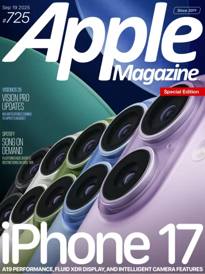 Apple Magazine-苹果周刊2025.09.19期电子版下载PDF网盘杂志Issue 725订阅-易外刊-英语外刊杂志电子版PDF下载网站