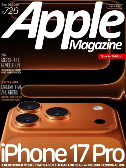 Apple Magazine-苹果周刊2025.09.26期电子版下载PDF网盘杂志Issue 726订阅-易外刊-英语外刊杂志电子版PDF下载网站