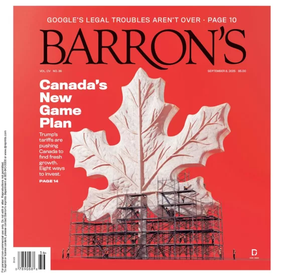Barron’s Magazine-巴伦周刊2025.09.08期下载电子版PDF网盘杂志订阅-易外刊-英语外刊杂志电子版PDF下载网站