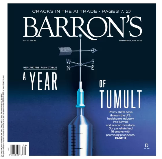 Barron’s Magazine-巴伦周刊2025.09.29期下载电子版PDF网盘杂志订阅-易外刊-英语外刊杂志电子版PDF下载网站