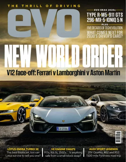 evo UK-2025.10月号下载PDF电子版网盘英国汽车杂志订阅-易外刊-英语外刊杂志电子版PDF下载网站