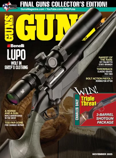 Guns Magazine-枪支杂志2025.11月号下载订阅-易外刊-英语外刊杂志电子版PDF下载网站