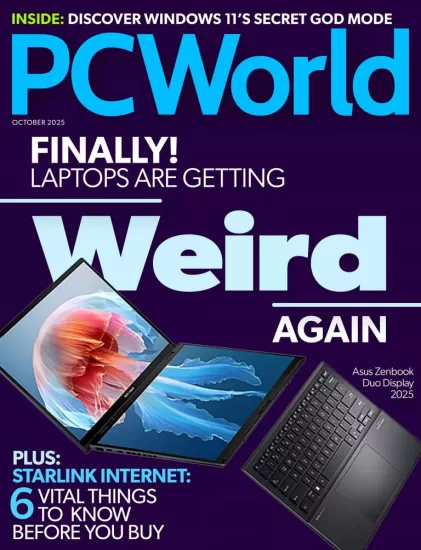 PCWorld-电脑世界2025.10月号下载PDF电子版网盘杂志订阅-易外刊-英语外刊杂志电子版PDF下载网站