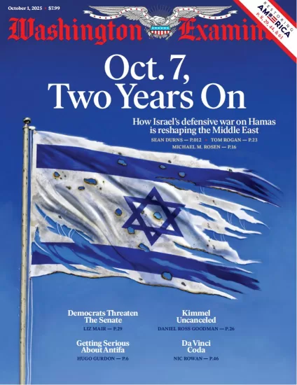 Washington Examiner-华盛顿考官2025.10.01期下载订阅-易外刊-英语外刊杂志电子版PDF下载网站