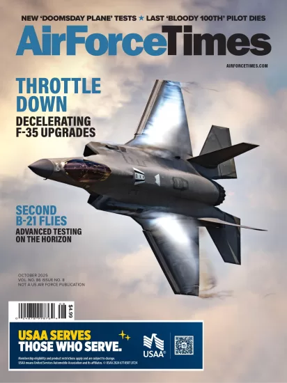 Air Force Times-空军时报2025.10月号下载订阅-易外刊-英语外刊杂志电子版PDF下载网站