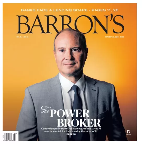 Barron’s Magazine-巴伦周刊2025.10.20期下载电子版PDF网盘杂志订阅-易外刊-英语外刊杂志电子版PDF下载网站