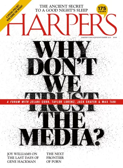 Harper’s Magazine-哈泼斯杂志2025.11月号下载电子版PDF网盘订阅-易外刊-英语外刊杂志电子版PDF下载网站