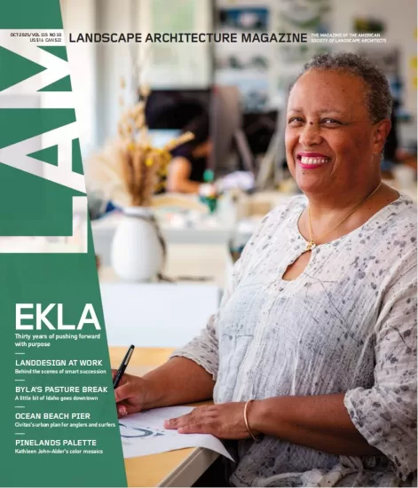 Landscape Architecture Magazine-景观建筑杂志2025.10月号PDF电子版下载订阅-易外刊-英语外刊杂志电子版PDF下载网站