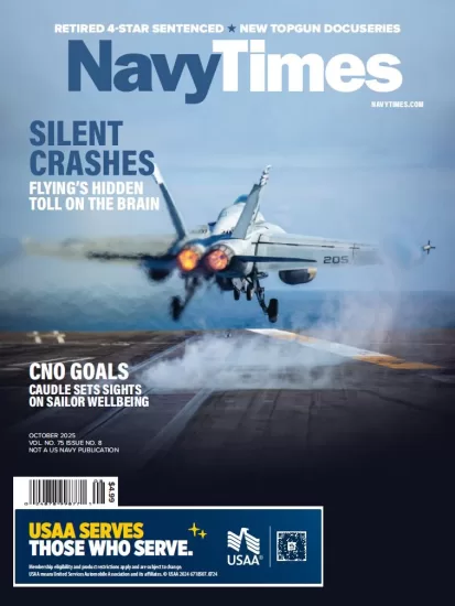 Navy Times-海军时报2025.10月号下载军事杂志订阅-易外刊-英语外刊杂志电子版PDF下载网站