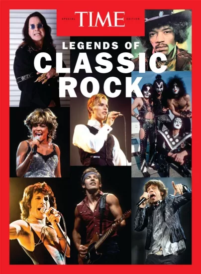 TIME Special Edition - Legends of Classic Rock, 2025 时代周刊特别版 - 经典摇滚传奇，2025年-易外刊-英语外刊杂志电子版PDF下载网站