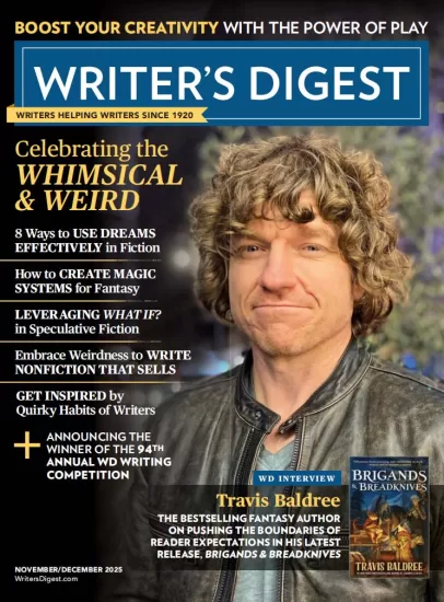 Writer’s Digest-作家文摘2025.11&12月号下载英文写作杂志订阅-易外刊-英语外刊杂志电子版PDF下载网站
