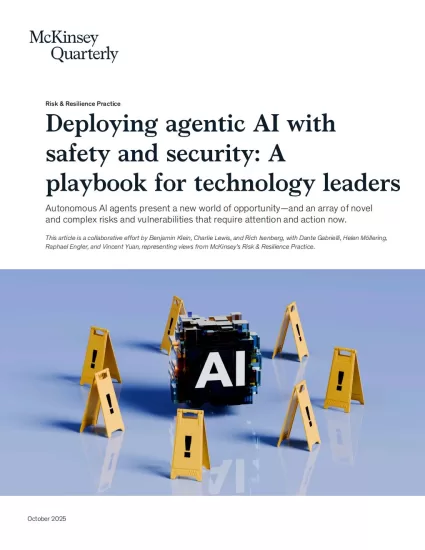 【麦肯锡】安全可靠地部署代理人工智能：技术领导者的行动手册-易外刊-英语外刊杂志电子版PDF下载网站