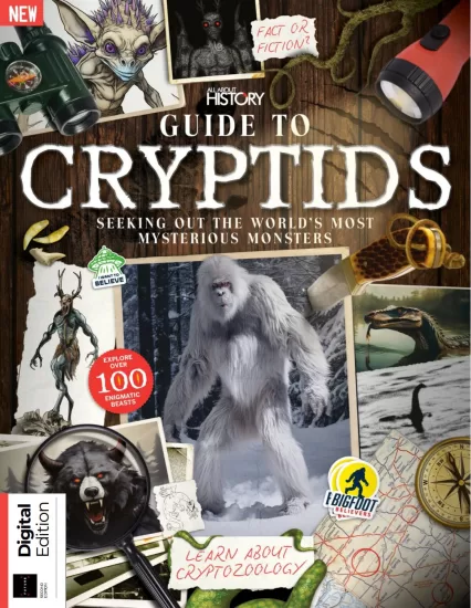 All About History - Guide to Cryptids, 2nd Edition 2025 关于历史的一切：神秘生物指南，第2版，2025年-易外刊-英语外刊杂志电子版PDF下载网站