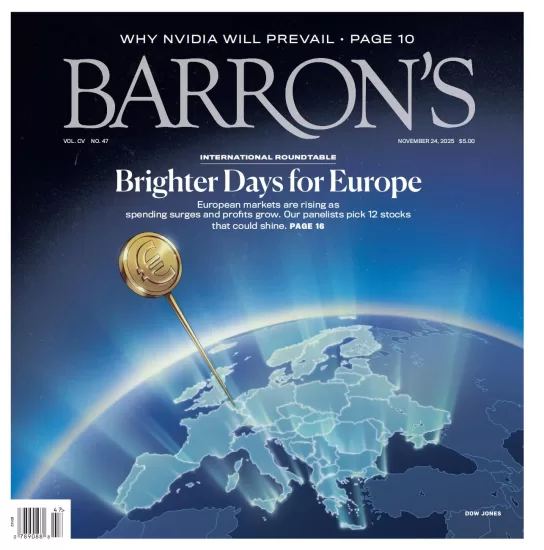 Barron’s Magazine-巴伦周刊2025.11.24期下载电子版PDF网盘杂志订阅-易外刊-英语外刊杂志电子版PDF下载网站