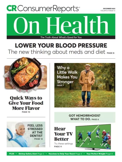 Consumer Reports On Health-消费者健康报告2025.12月号下载PDF电子版订阅-易外刊-英语外刊杂志电子版PDF下载网站