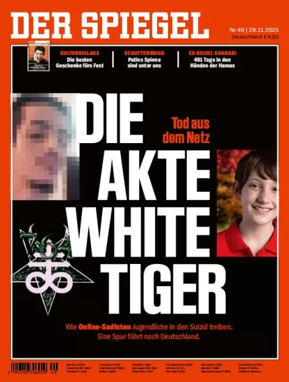 Der Spiegel-明镜周刊2025.11.28期下载PDF电子版德语杂志网盘订阅-易外刊-英语外刊杂志电子版PDF下载网站