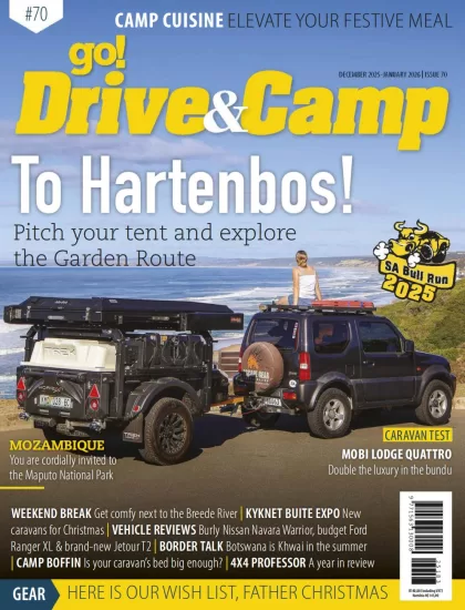 Go! Drive & Camp-去！驾驶与露营2025.12&2026.01月号下载订阅-易外刊-英语外刊杂志电子版PDF下载网站