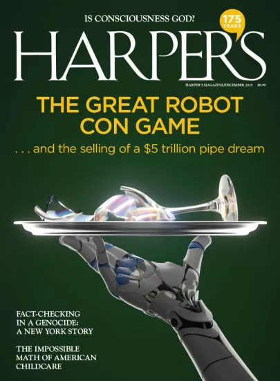 Harper’s Magazine-哈泼斯杂志2025.12月号下载电子版PDF网盘订阅-易外刊-英语外刊杂志电子版PDF下载网站