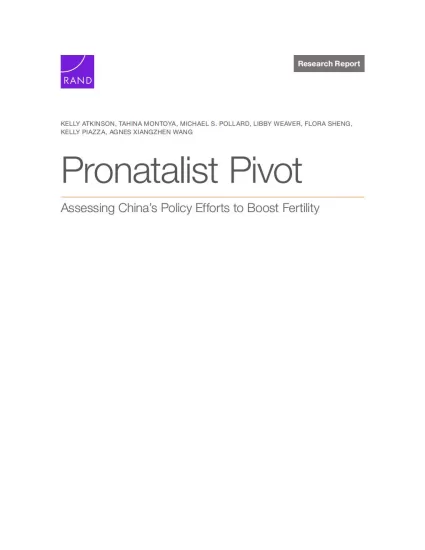 【兰德公司】鼓励生育主义转向：评估中国提高生育率的政策努力-易外刊-英语外刊杂志电子版PDF下载网站
