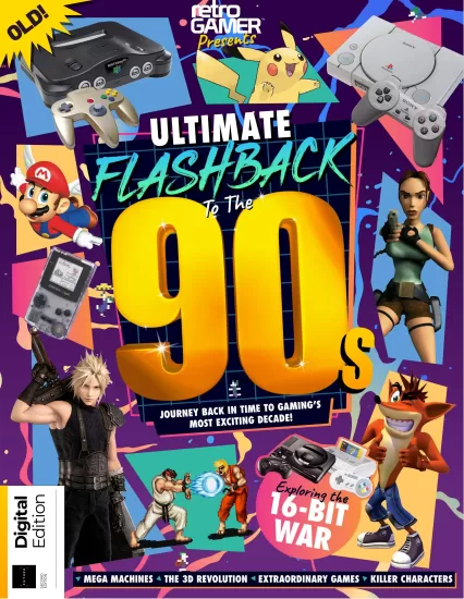 Retro Gamer Presents Ultimate Flashback To The 90s – 2nd Edition 2025 复古游戏者：终极90年代回顾——2025年第2版-易外刊-英语外刊杂志电子版PDF下载网站