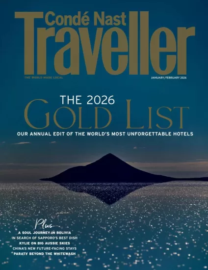 Conde Nast Traveller UK-康泰纳斯特旅行家2026.01月号下载订阅-易外刊-英语外刊杂志电子版PDF下载网站
