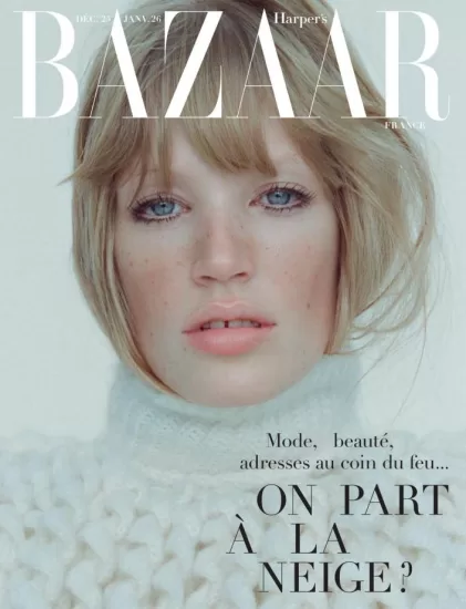 Harper’s Bazaar France-时尚芭莎法国2025.12&2026.01月号下载电子版PDF-易外刊-英语外刊杂志电子版PDF下载网站