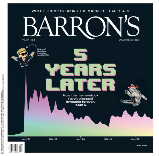 Barron’s Magazine-巴伦周刊2026.01.26期-易外刊-英语外刊杂志电子版PDF下载网站