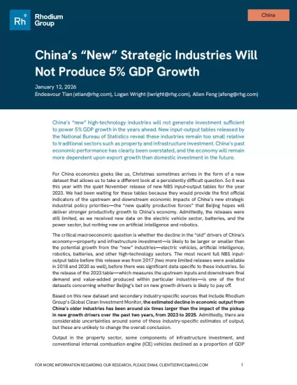 【荣鼎智库】“新”战略产业不会带来5%的GDP增长-易外刊-英语外刊杂志电子版PDF下载网站