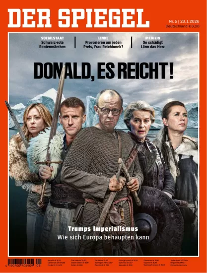 Der Spiegel-明镜周刊2026.01.23期-易外刊-英语外刊杂志电子版PDF下载网站