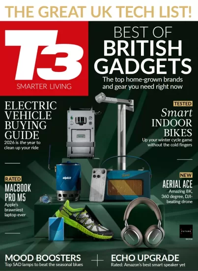 T3 UK-2026.02月号英国消费电子产品杂志-易外刊-英语外刊杂志电子版PDF下载网站