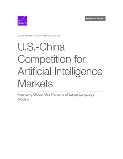 【兰德公司】中美人工智能市场竞争：分析大型语言模型的全球使用模式-易外刊-英语外刊杂志电子版PDF下载网站