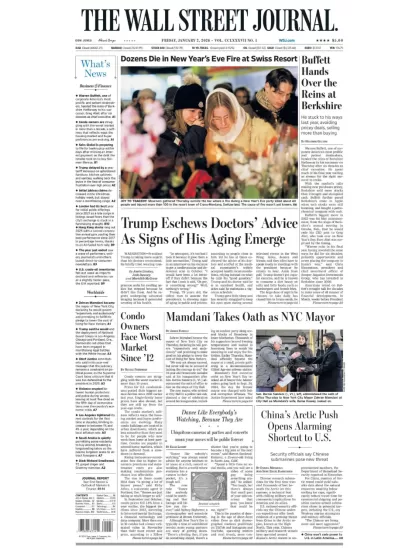 WSJ-华尔街日报2026年1月份-临时分享链接-易外刊-英语外刊杂志电子版PDF下载网站