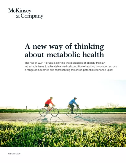 【麦肯锡】一种关于代谢健康的新思维方式-易外刊-英语外刊杂志电子版PDF下载网站