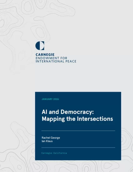 【卡内基国际和平基金会】人工智能与民主：探索二者的交汇点-易外刊-英语外刊杂志电子版PDF下载网站