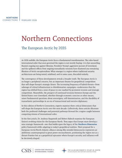 【CSIS】北方连接：2035 年的欧洲北极地区-易外刊-英语外刊杂志电子版PDF下载网站