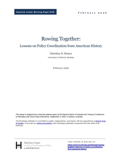 【布鲁金斯学会】携手划桨：从美国历史中汲取政策协调的经验教训-易外刊-英语外刊杂志电子版PDF下载网站