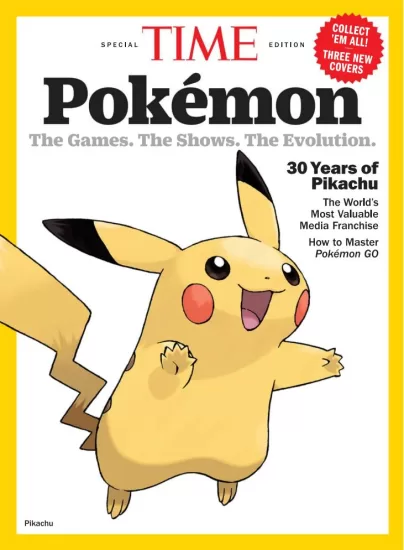 Time Special Edition Pokémon, 2026 时代周刊特别版：宝可梦，2026年-易外刊-英语外刊杂志电子版PDF下载网站