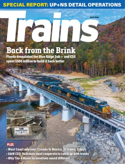 Trains-火车杂志2026.04月号-易外刊-英语外刊杂志电子版PDF下载网站